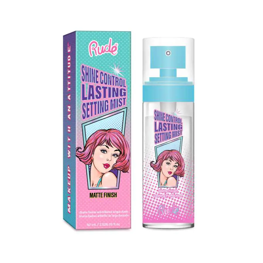 RUDE Shine Control Lasting Makeup Mist
