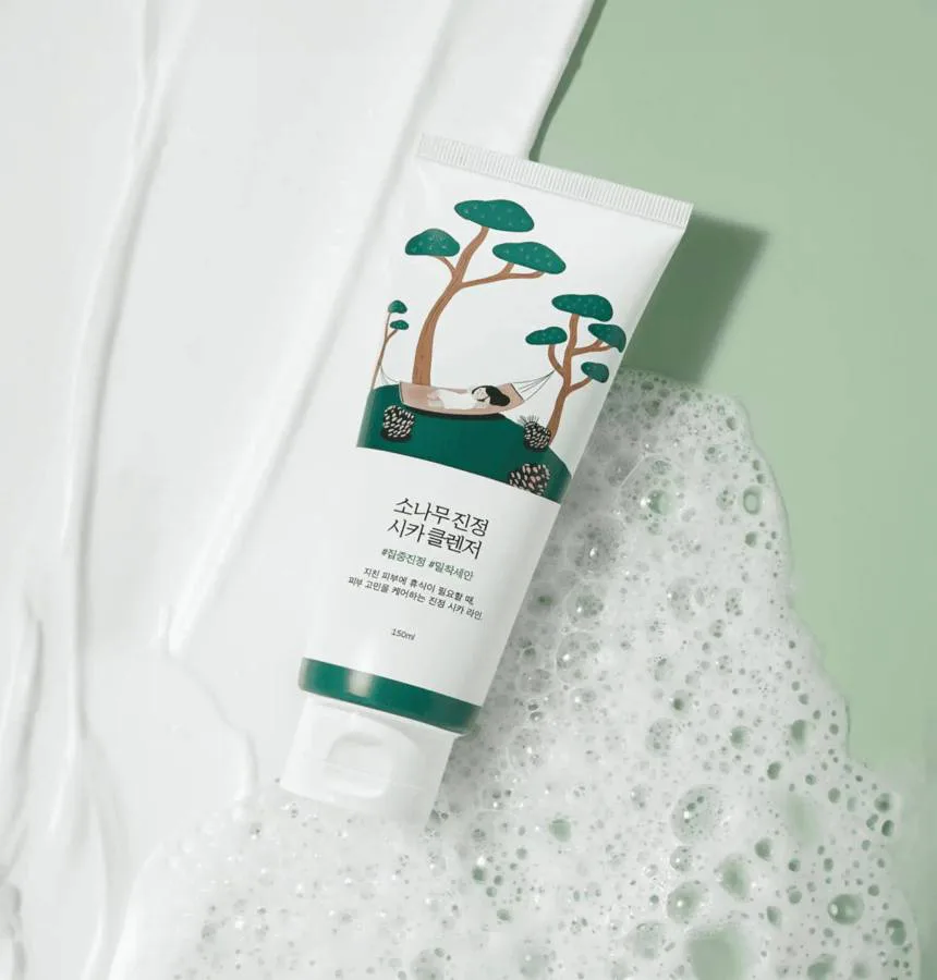 Pine Calming Cica Cleanser | Round Lab