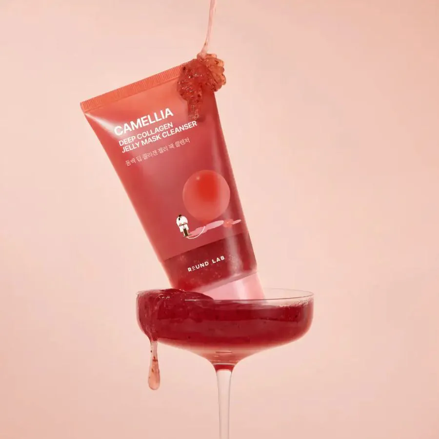 Camellia Deep Collagen Jelly Mask Cleanser | Round Lab