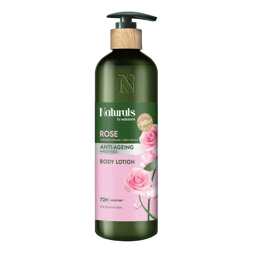 Naturals by Watsons  โรส แอนตี้-เอจจิ้ง บอดี้ โลชั่น