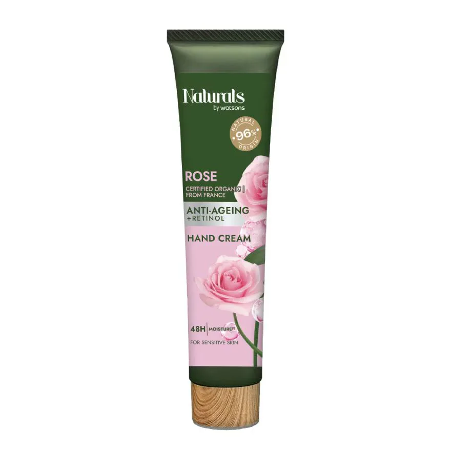 Naturals by Watsons โรส แอนตี้-เอจจิ้ง แฮนด์ ครีม
