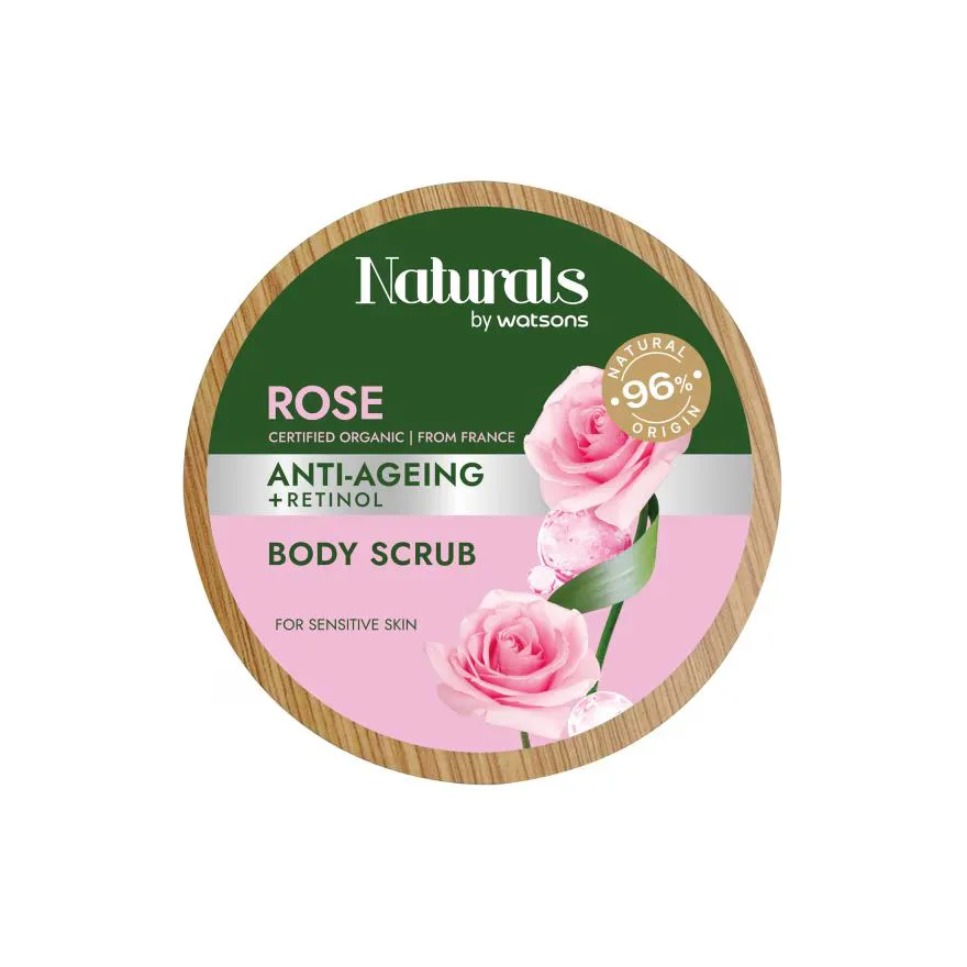 Naturals by Watsons โรส บอดี้ สครับ