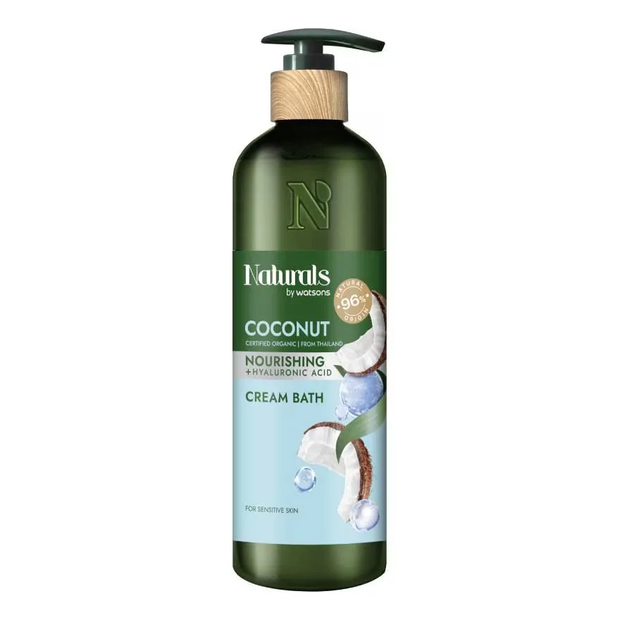 Naturals by Watsons โคโคนัท นูริชชิ่ง ครีม บาธ