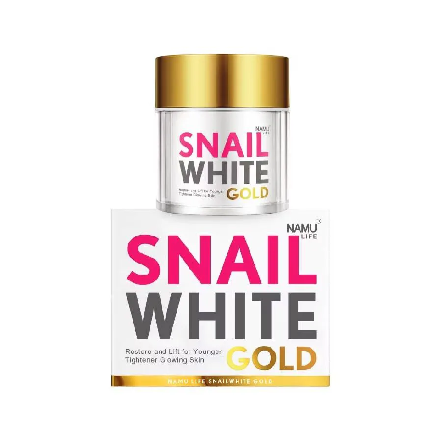 Namu Life Snail White Gold นามุ ไลฟ์ สเนลไวท์ โกล์ด ครีม