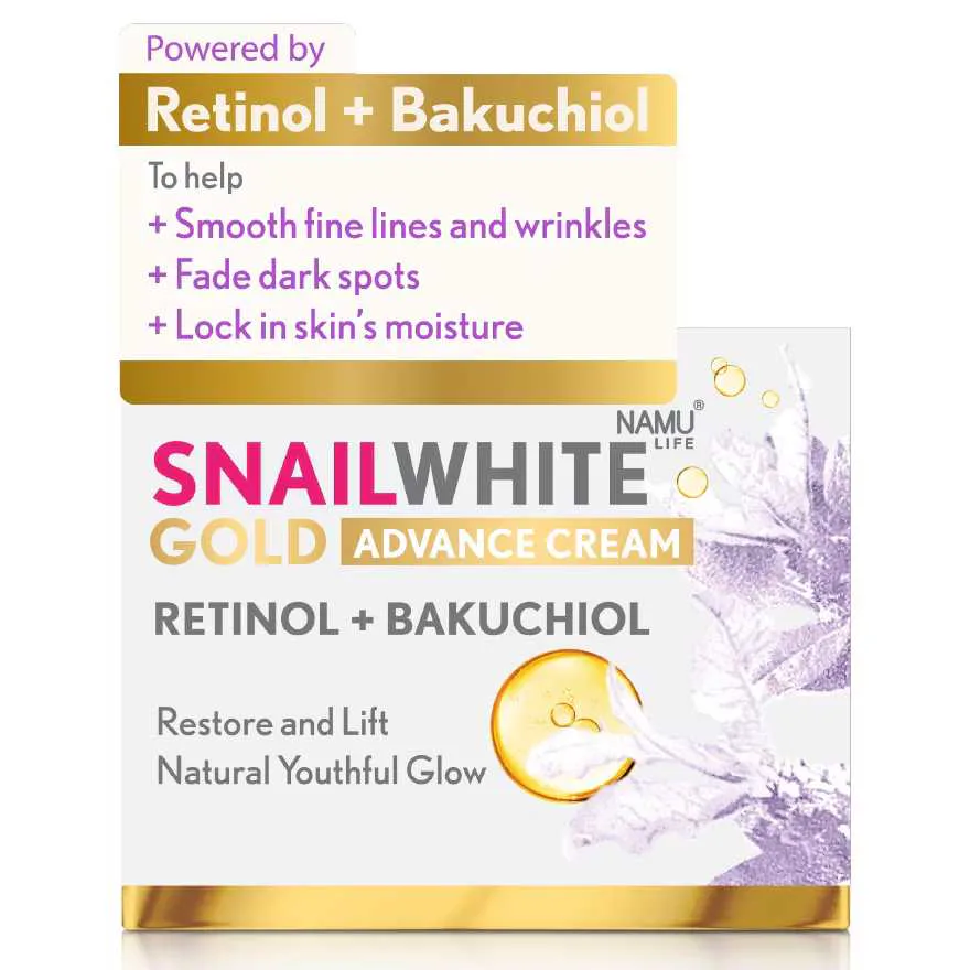 Namu Life Snailwhite  โกลด์ แอดวานซ์ ครีม เรตินอล + บัคกูซิล
