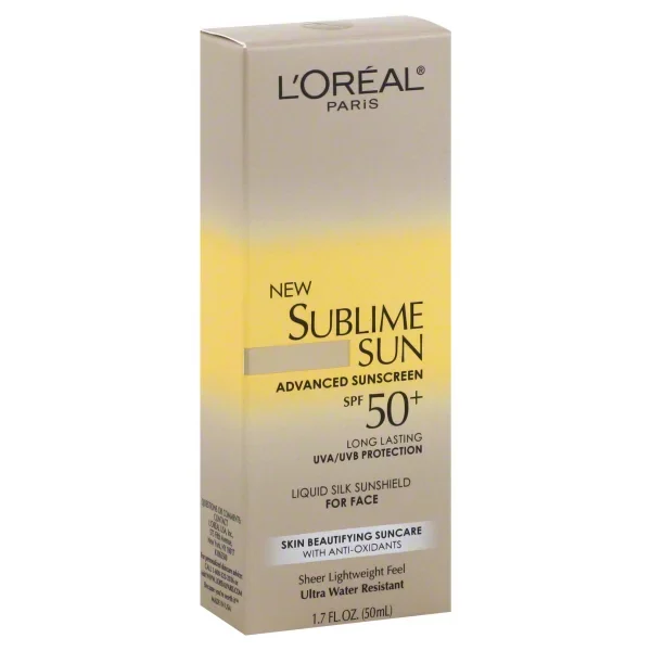 Sublime Sun Advanced Sunscreen SPF 50+ Liquid Silk Sunshield For Face