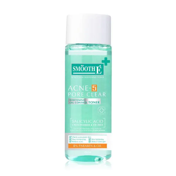 Smooth E Acne-5 Pore Clear Whitening Toner