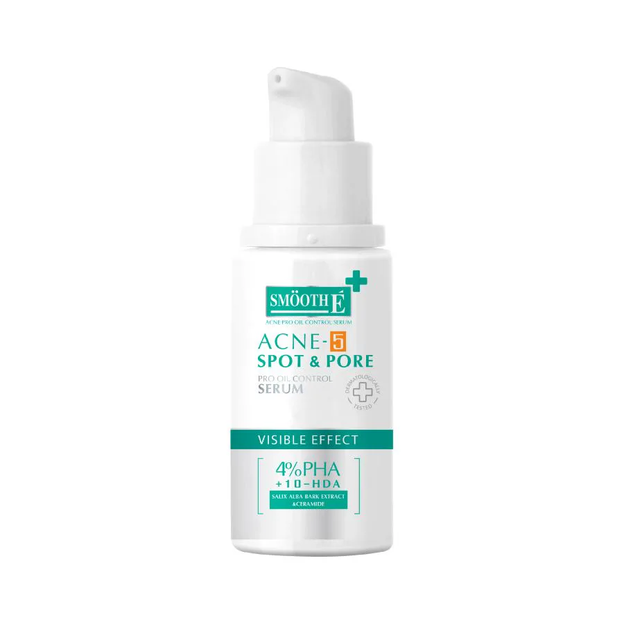 Smooth E Acne-5 SPOT &amp; PORE SERUM