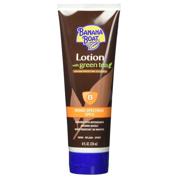 Deep Tanning SPF 8 Lotion with Green Tea