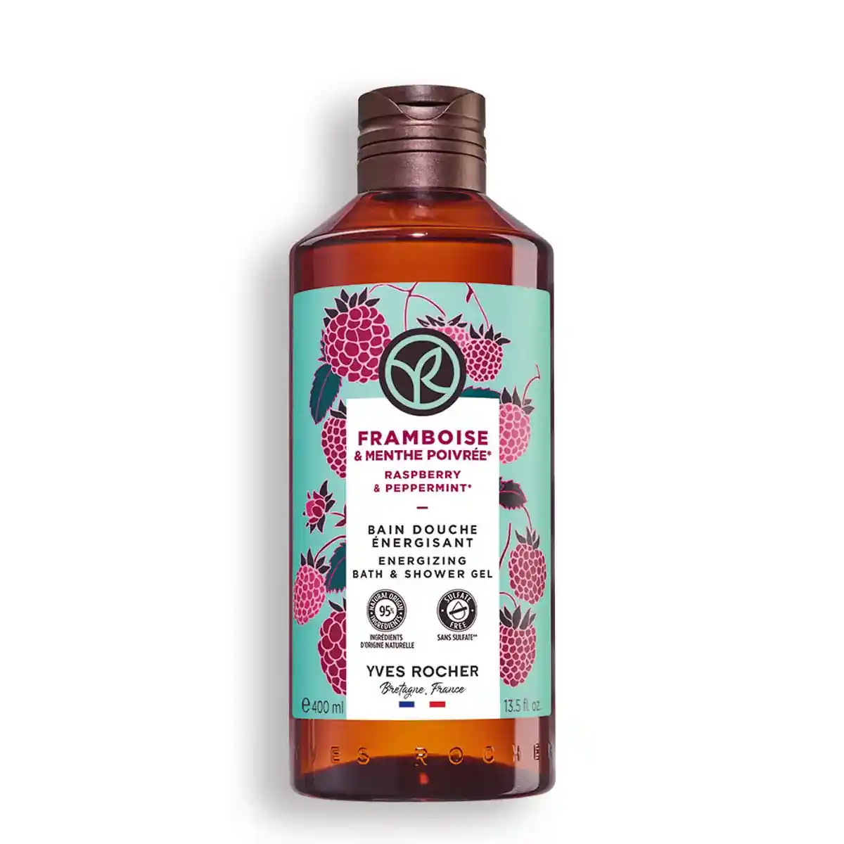Energizing Raspberry Peppermint Shower Gel