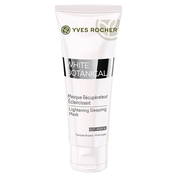 White Botanical Lightening Sleeping Mask