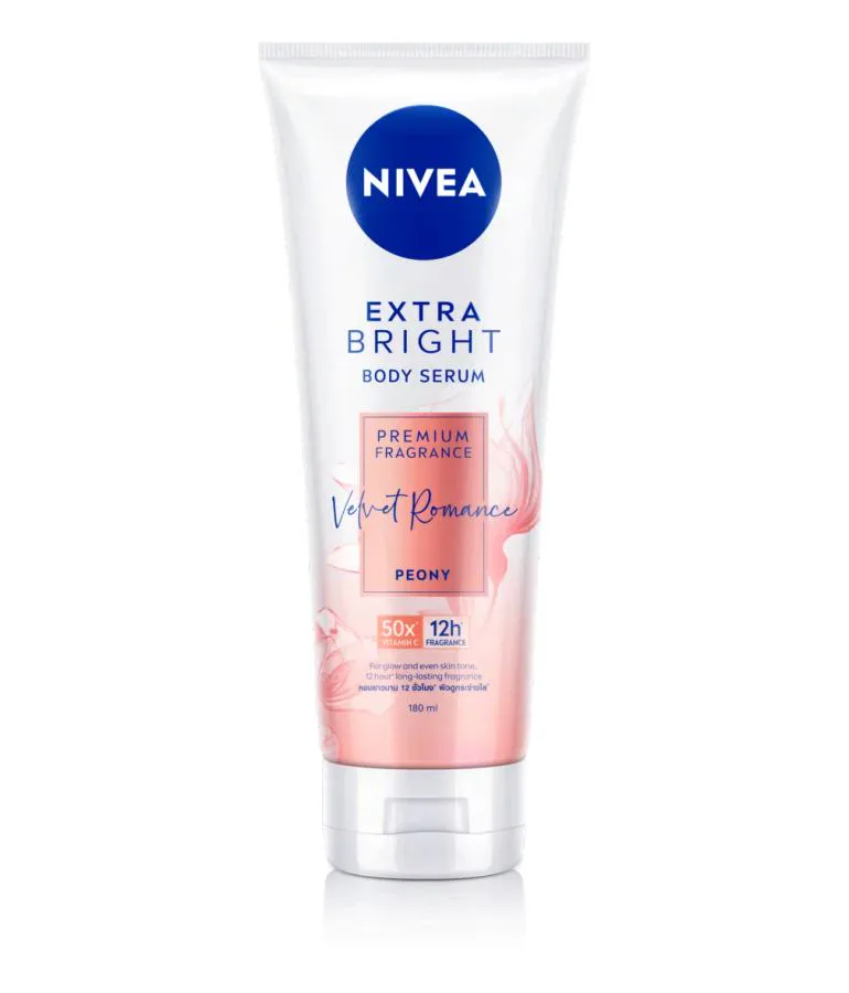 Nivea เอ็กซ์ตร้าไบรท์ พรีเมียมฟราแกรนซ์เวลเว็ทโรแมนซ์พีโอนี เซรั่ม