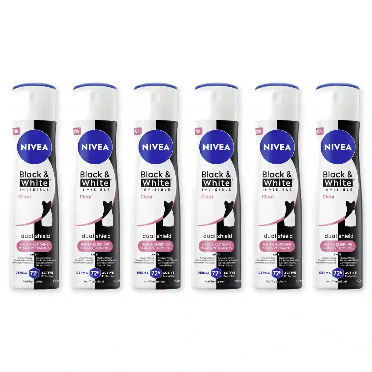 Deo Invisible Black & White Clear Spray