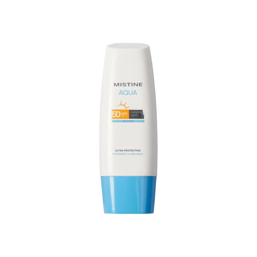 ครีมกันแดด MISTINE AQUA HYDRATING FACE&amp;BODY ผิวบอบบางใช้ได้