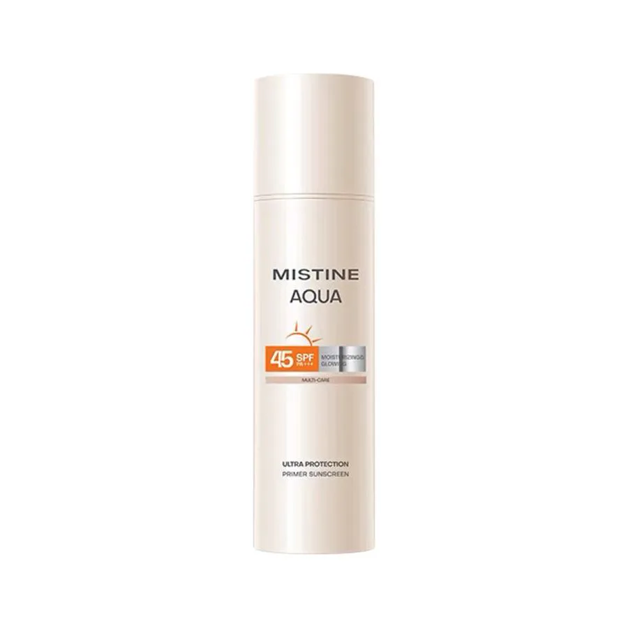 ครีมกันแดด MISTINE AQUA GLOWING PRIMER สูตรเมคอัพเบส