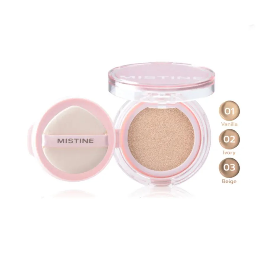 คุชชั่นกันแดดงานผิว MISTINE MATTE &amp; LIGHT AIR CUSHION ปกปิด คุมมัน