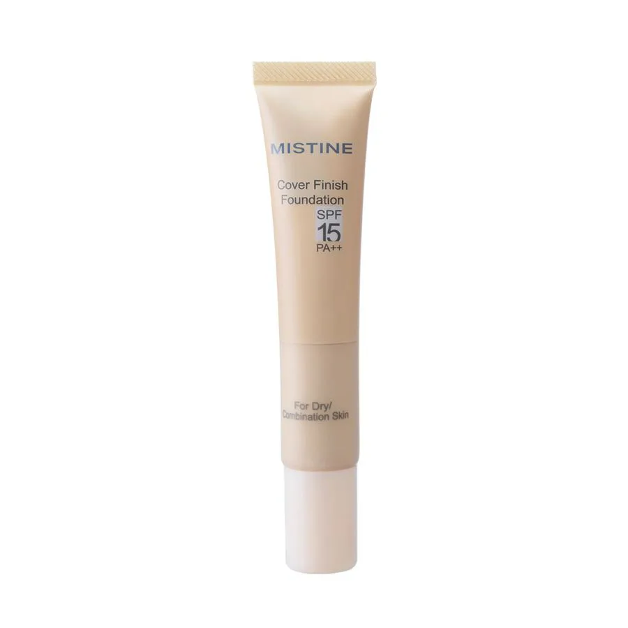 รองพื้นปกปิดรอย MISTINE COVER FINISH FOUNDATION คุมมัน ติดทน