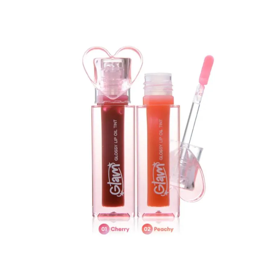 ลิปหัวใจ ลิปออยล์ทินท์ MISTINE GLAM GLOSSY LIP OIL TINT ริมฝีปากอิ่มฟู