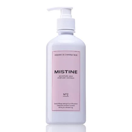 MISTINE DOMAINE DE CHANTILLY ROSE MOISTURE &amp; PERFUME SHOWER ครีมอาบน้ำหอมละมุน ผิวเนียนนุ่ม
