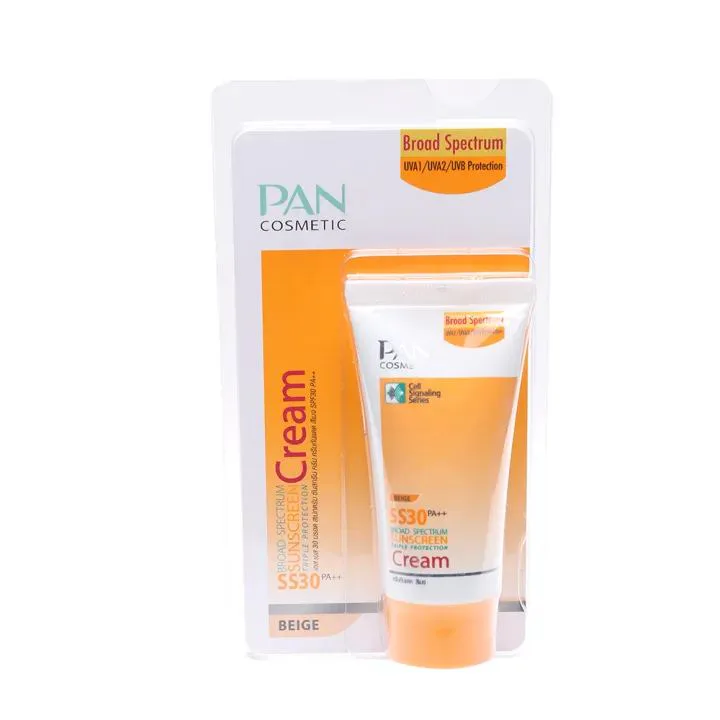 Pan SS30 สีเบจ Broad Spectrum Sunscreen Cream-Beige  แพน กันแดด SPF 30 สีเบจ | Lazada.co.th