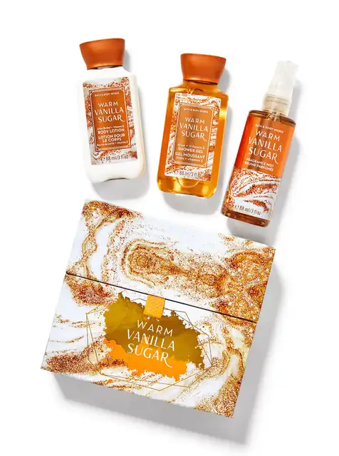 Warm Vanilla Sugar Kiss, Sparkle & Scent Gift Set