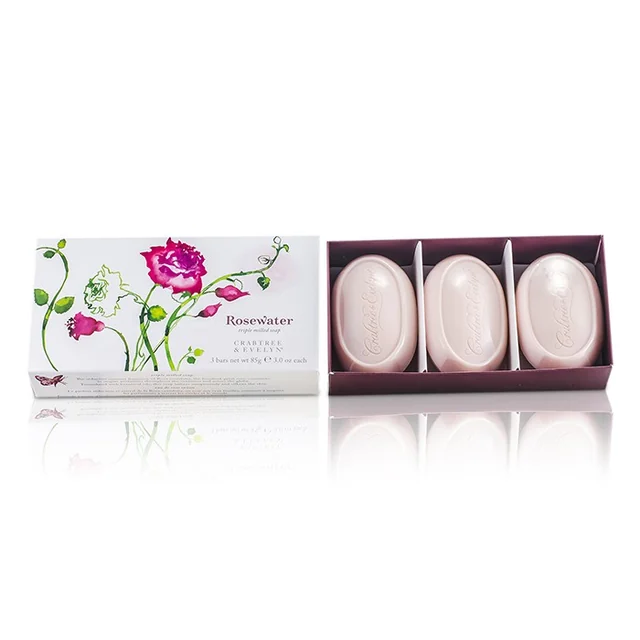 Rosewater Triple Milled Soap Set