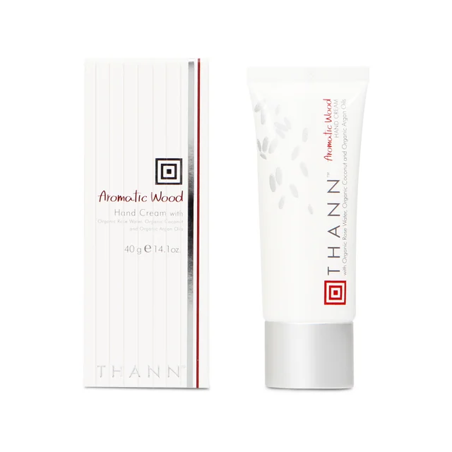 Aromatic Wood Hand Cream With Organic Rose Water, Organic Coconut And Organic Argan Oils