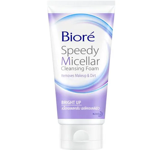 Biore - บิโอเร สปีดี้ ไมเซลล่า คลีนซิ่งโฟม สูตรไบร์ท อัพ