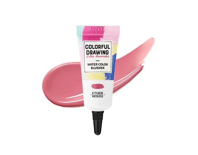 Colorful Drawing Water Color Blusher