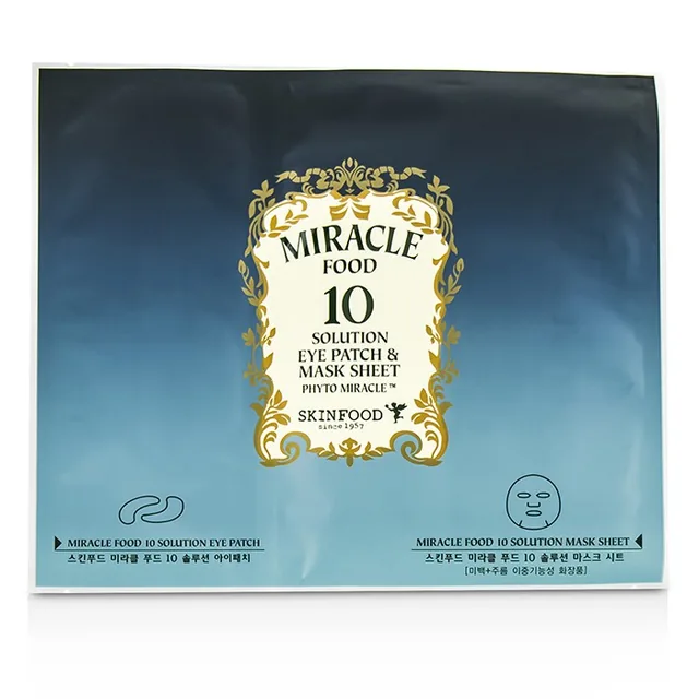 Miracle Food 10 Solution Eye Patch & Mask Sheet