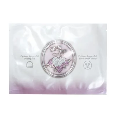 Platinum Grape Cell Peeling Pad + White Mask Sheet
