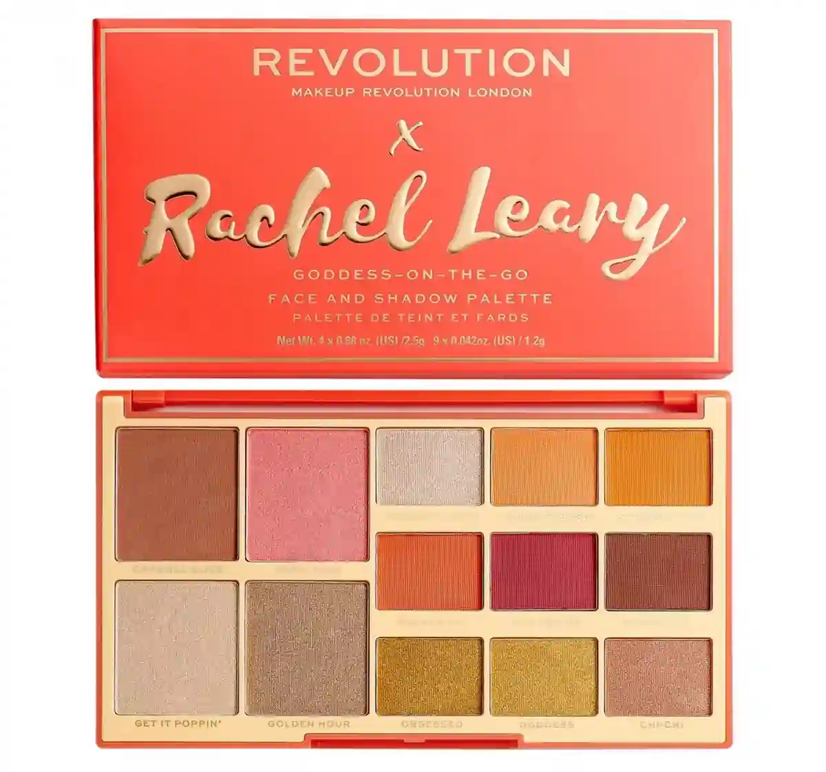 Revolution X Rachel Leary Goddess On The Go Palette