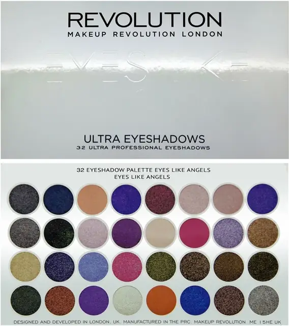 Ultra 32 Shade Eyeshadow Palette Eyes Like Angels