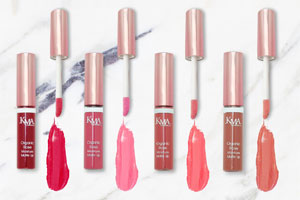 KMA Organic Rose Moisture Matte Lip รูปแบบ Liquid เนื้อแมทท์ใหม่ล่าสุด 10 เฉดสี